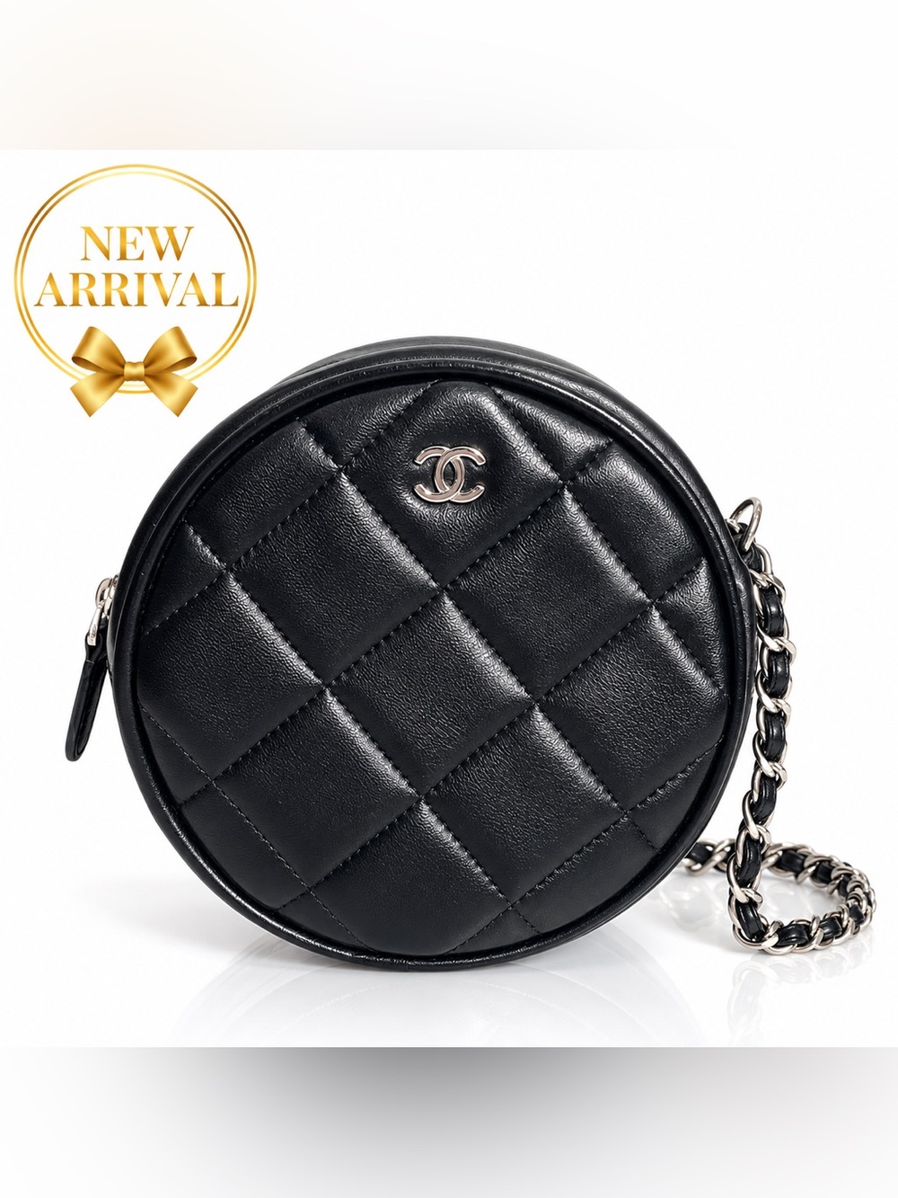 🖤 Round Quilted Mini Chain Bag 🖤